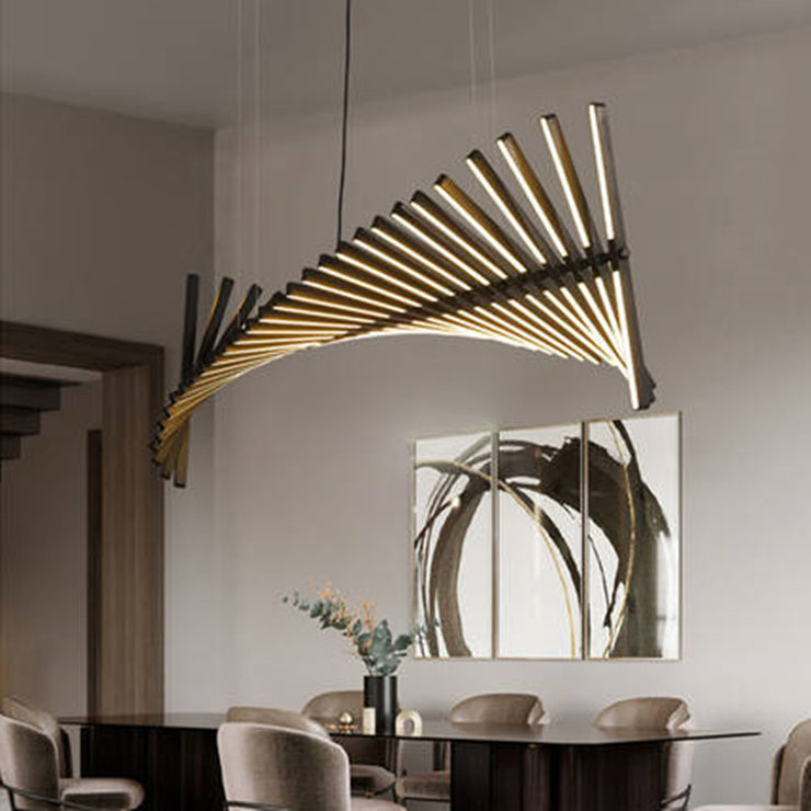 Fashion Fishbone Shape Office Strip Lamps