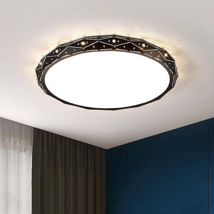 Light Luxury Room LED Round Ceiling Lamps