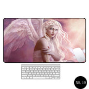 Angel Pattern Large Office Non-Slip Mouse Pad