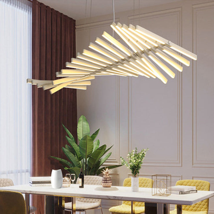 Fashion Fishbone Shape Office Strip Lamps