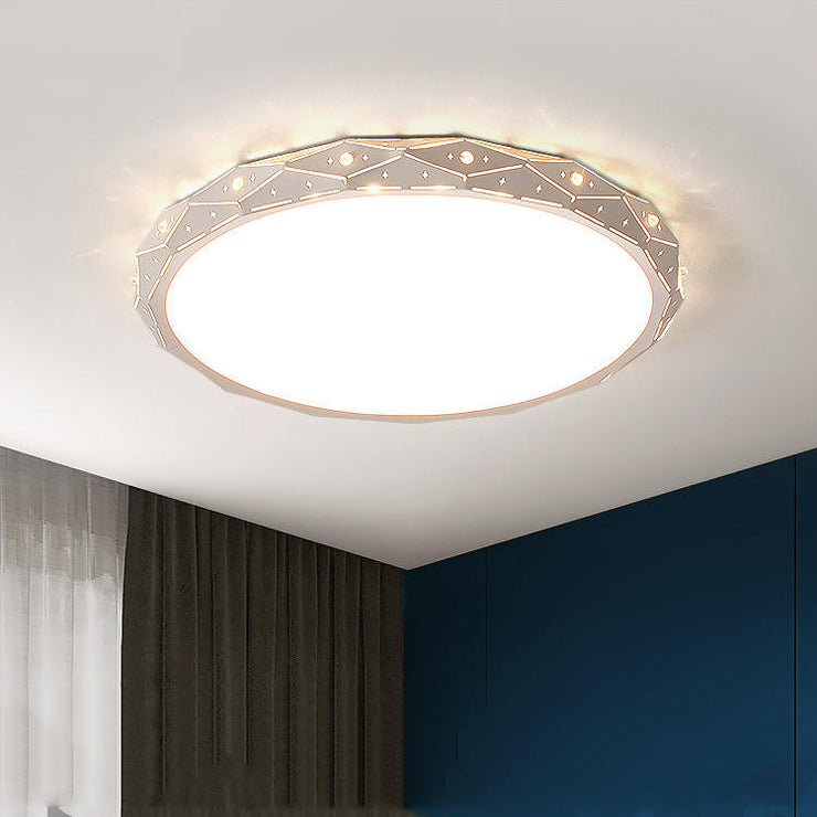 Light Luxury Room LED Round Ceiling Lamps